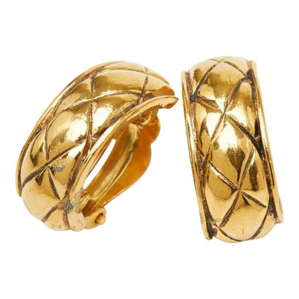 Chanel Matelasse Earrings